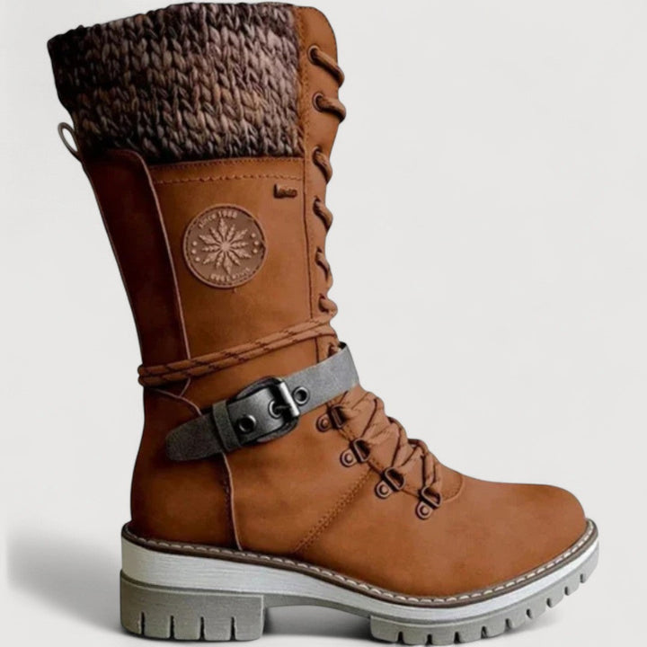 FARAH – WINTER LACE-UP BOOTS