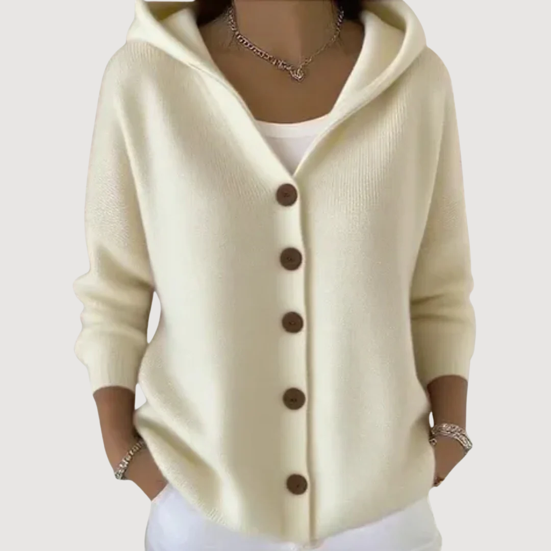 SOPHIA – CUTE HOODED CARDIGAN