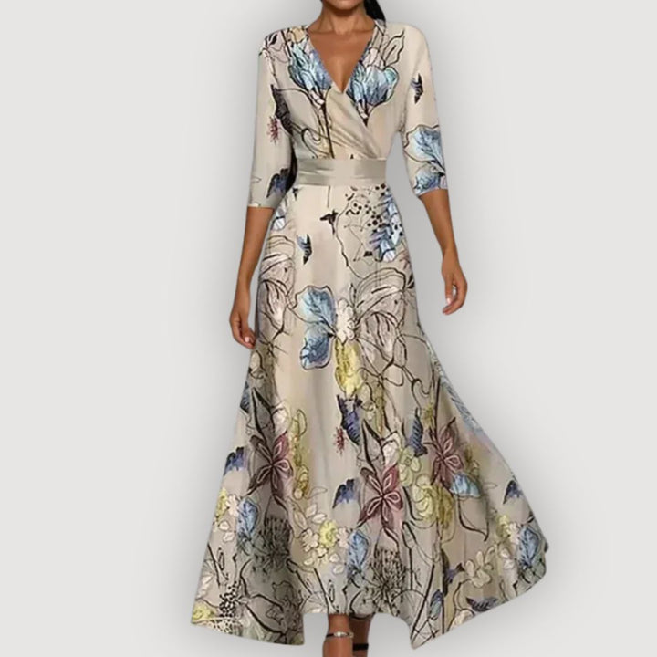 CELINE – FLORAL MAXI DRESS
