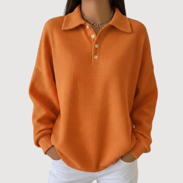 EMIE – COSY POLO TOP
