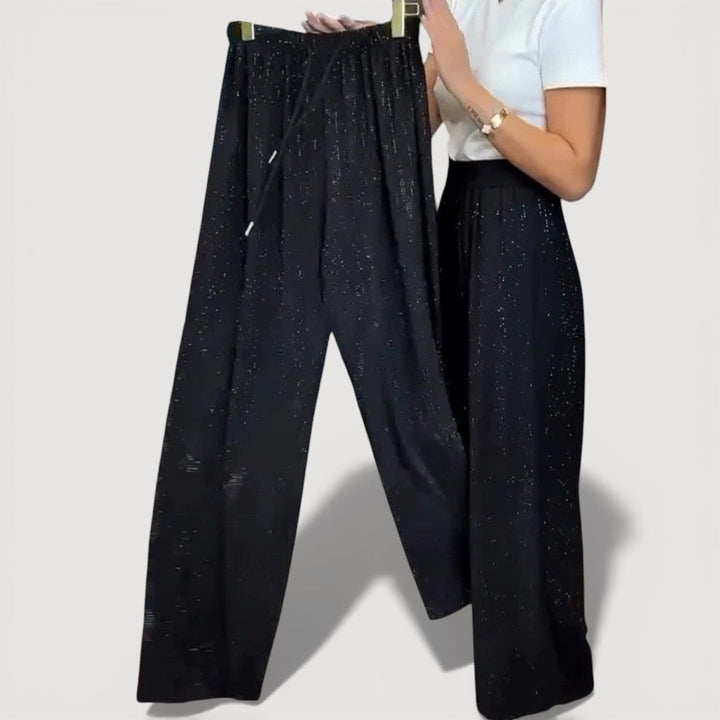 JUVIA – SHIMMER WIDE TROUSERS