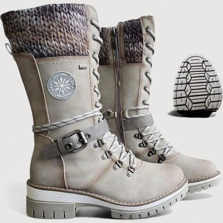 FARAH – WINTER LACE-UP BOOTS