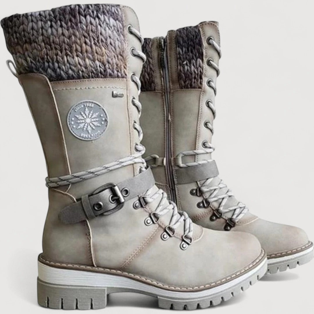 FARAH – WINTER LACE-UP BOOTS